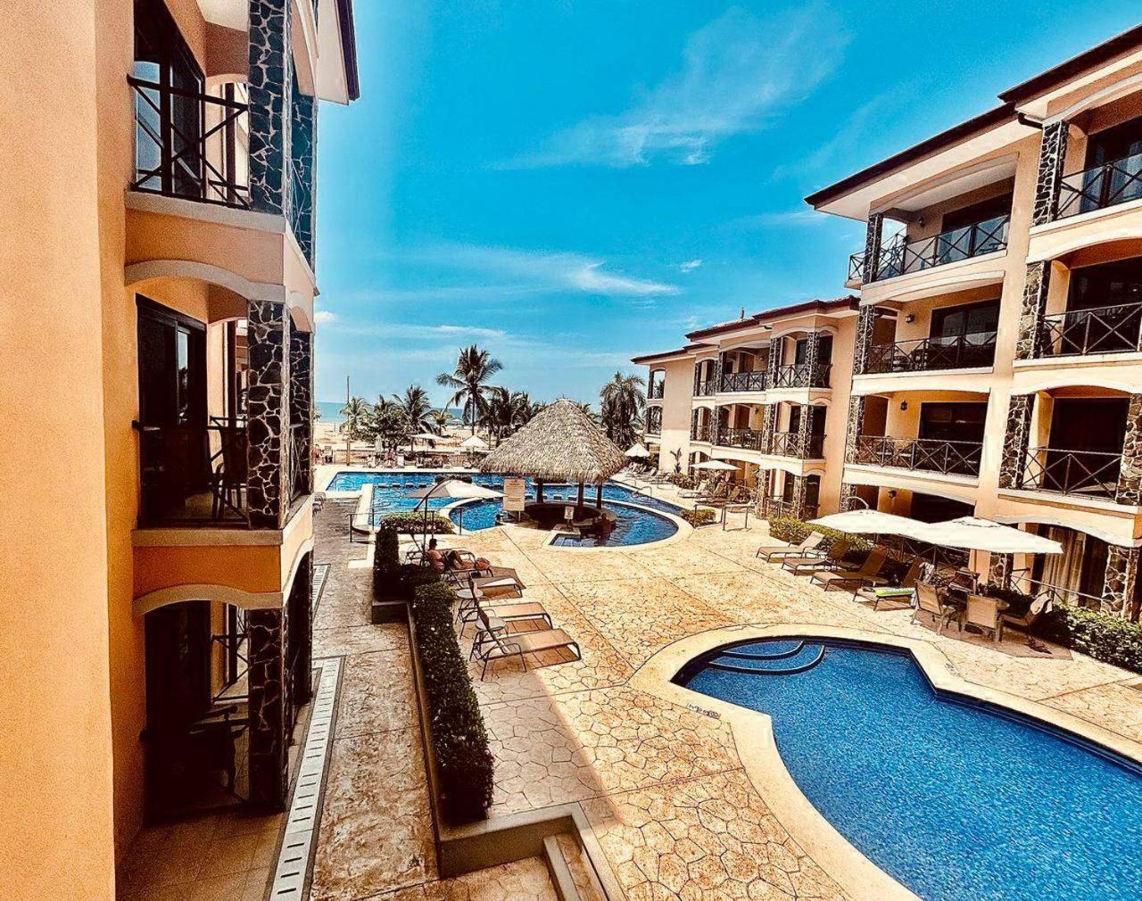 Apartamento De Lujo Las 3 Gotas Jaco, Frente Al Mar Con Vista A La Playa Extérieur photo