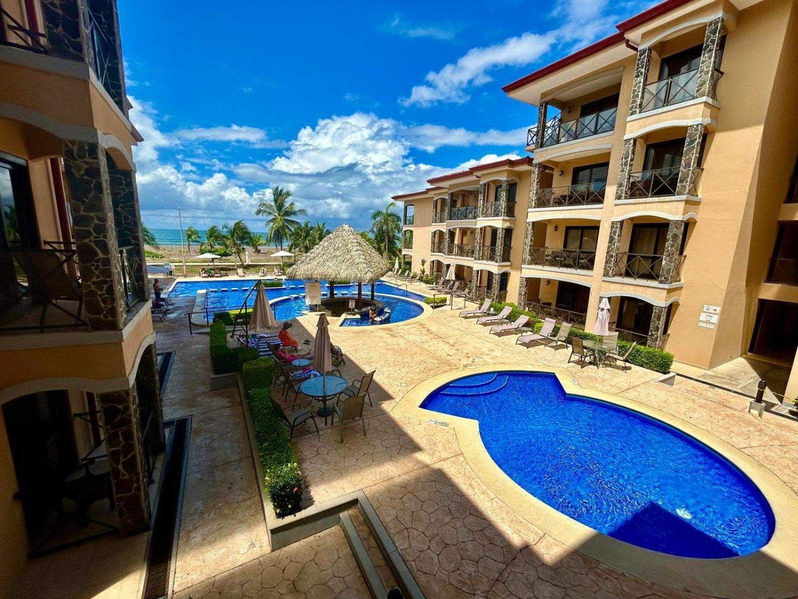 Apartamento De Lujo Las 3 Gotas Jaco, Frente Al Mar Con Vista A La Playa Extérieur photo